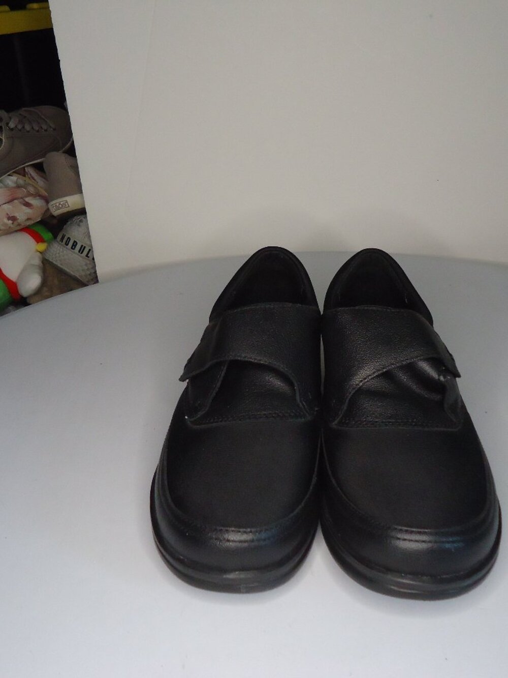 Apex A720w Emmy Monk Strap Women's Dress Shoe In Black size 9W